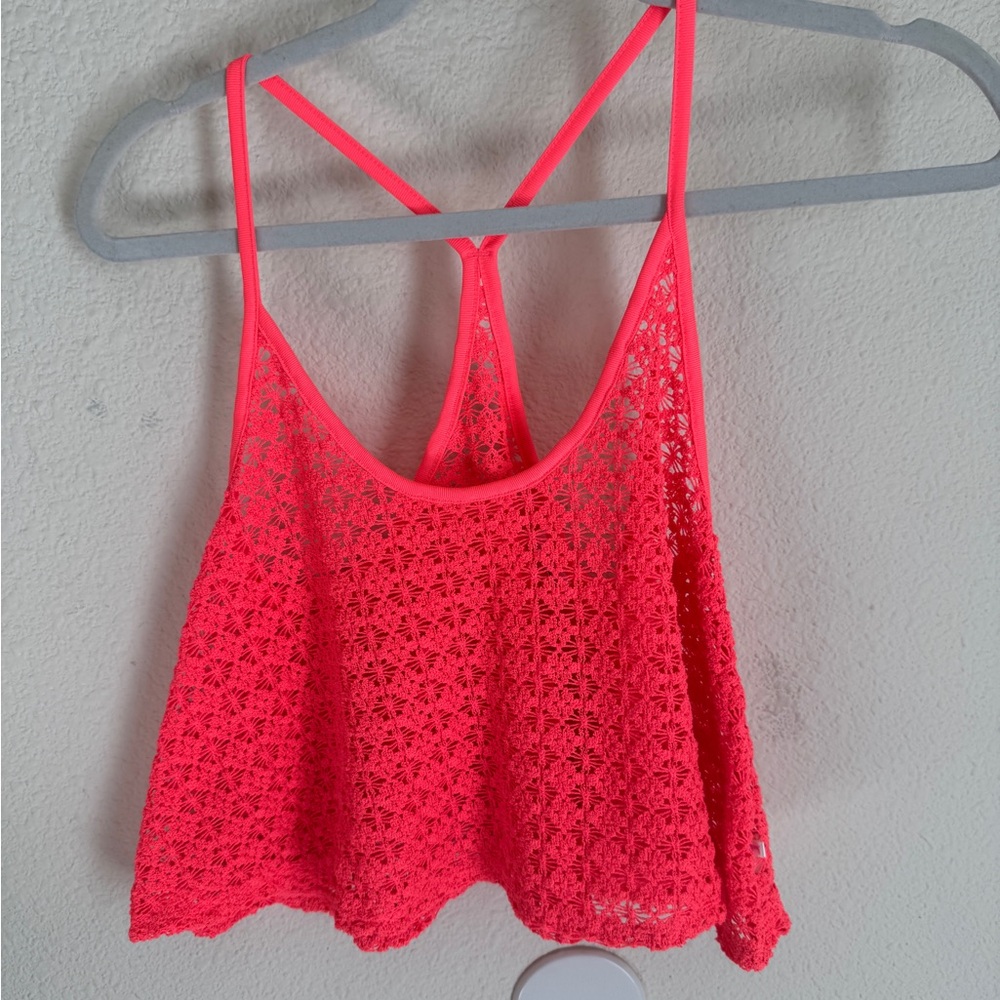 PINK Victoria's Secret Pink Cropped Tank Top